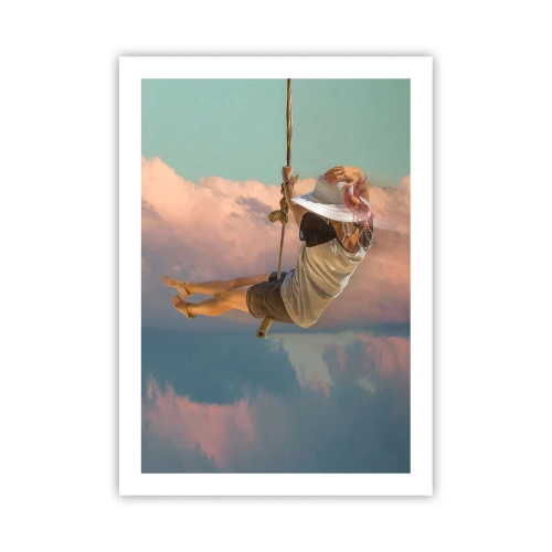 Pôster - Diversão nas nuvens - 50x70 cm
