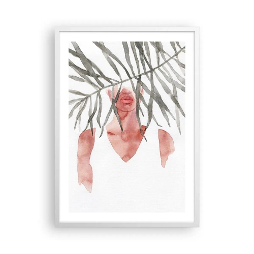 Pôster em moldura branca - A dama dos trópicos - 50x70 cm