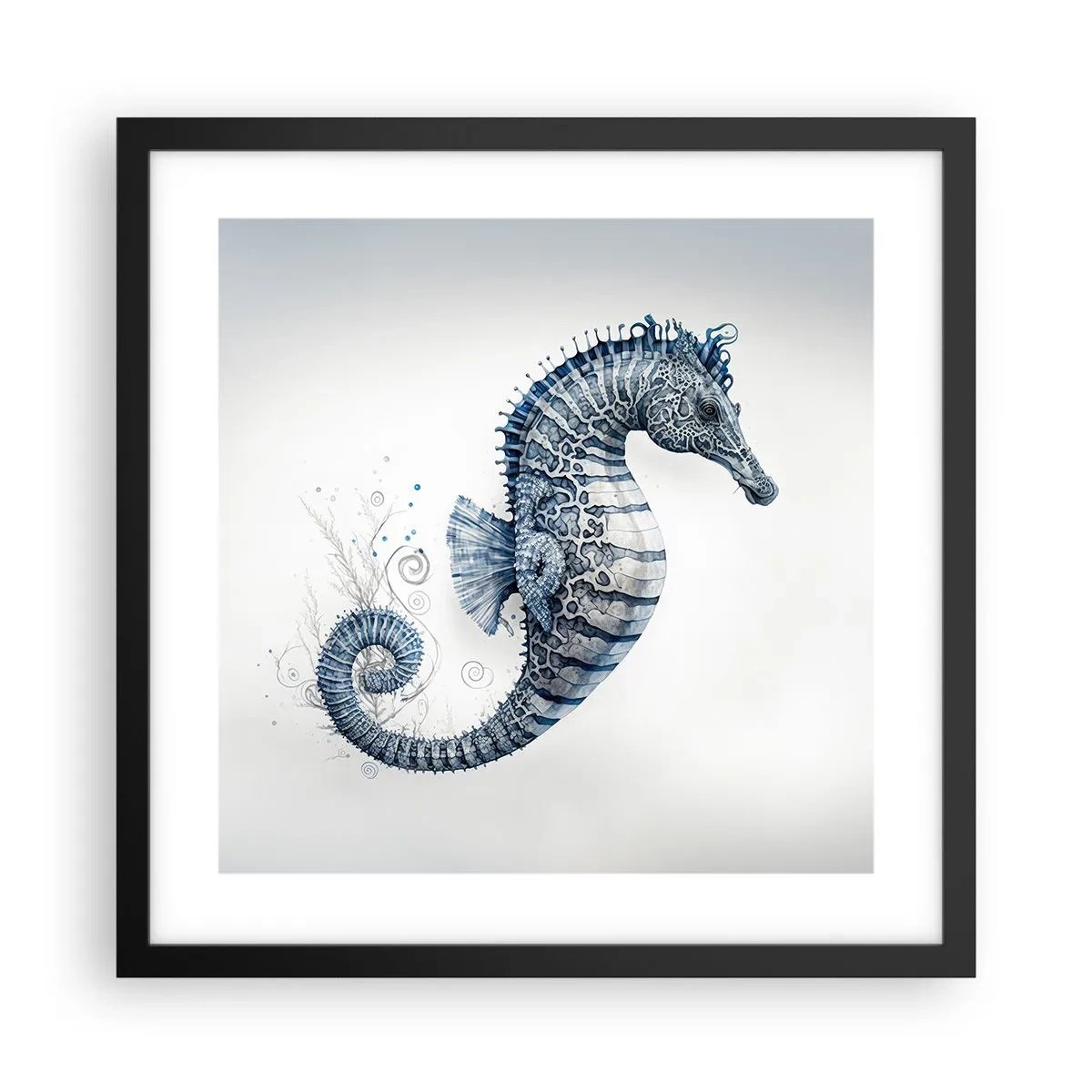 Pôster com moldura preta - Uma piada sutil da natureza - 40x40 cm