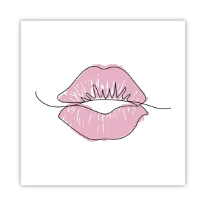 Pôster - Pronto para beijar? - 40x40 cm