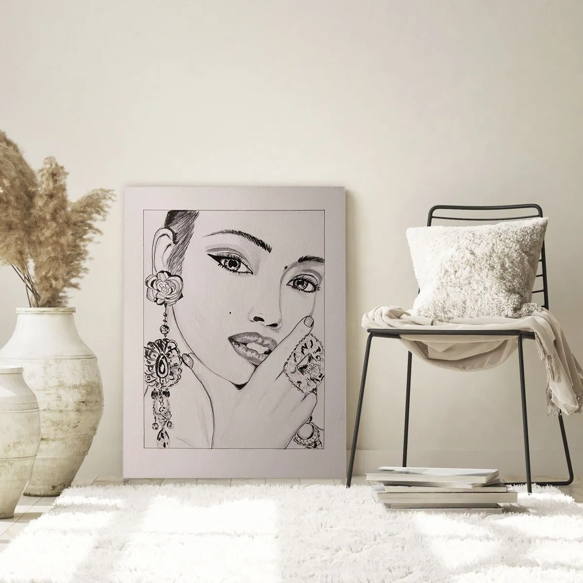 Quadro em vidro - A joia mais linda - 50x70 cm