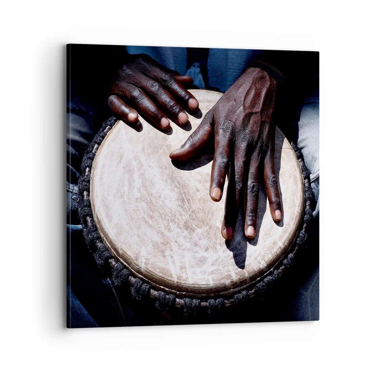 Quadro em tela - Viva no seu próprio ritmo - 70x70 cm