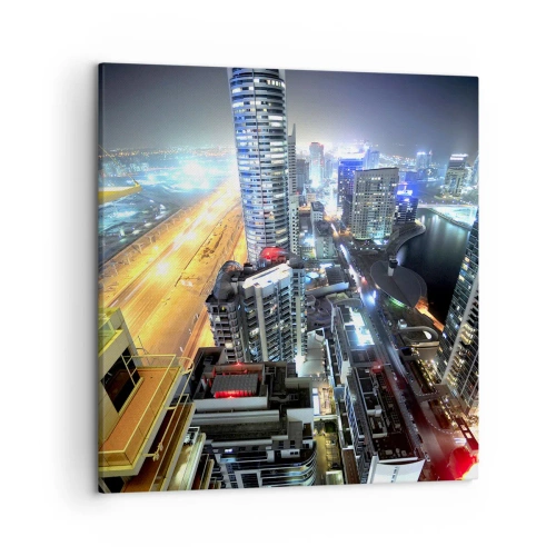 Quadro em tela - Milagre no deserto - 50x50 cm