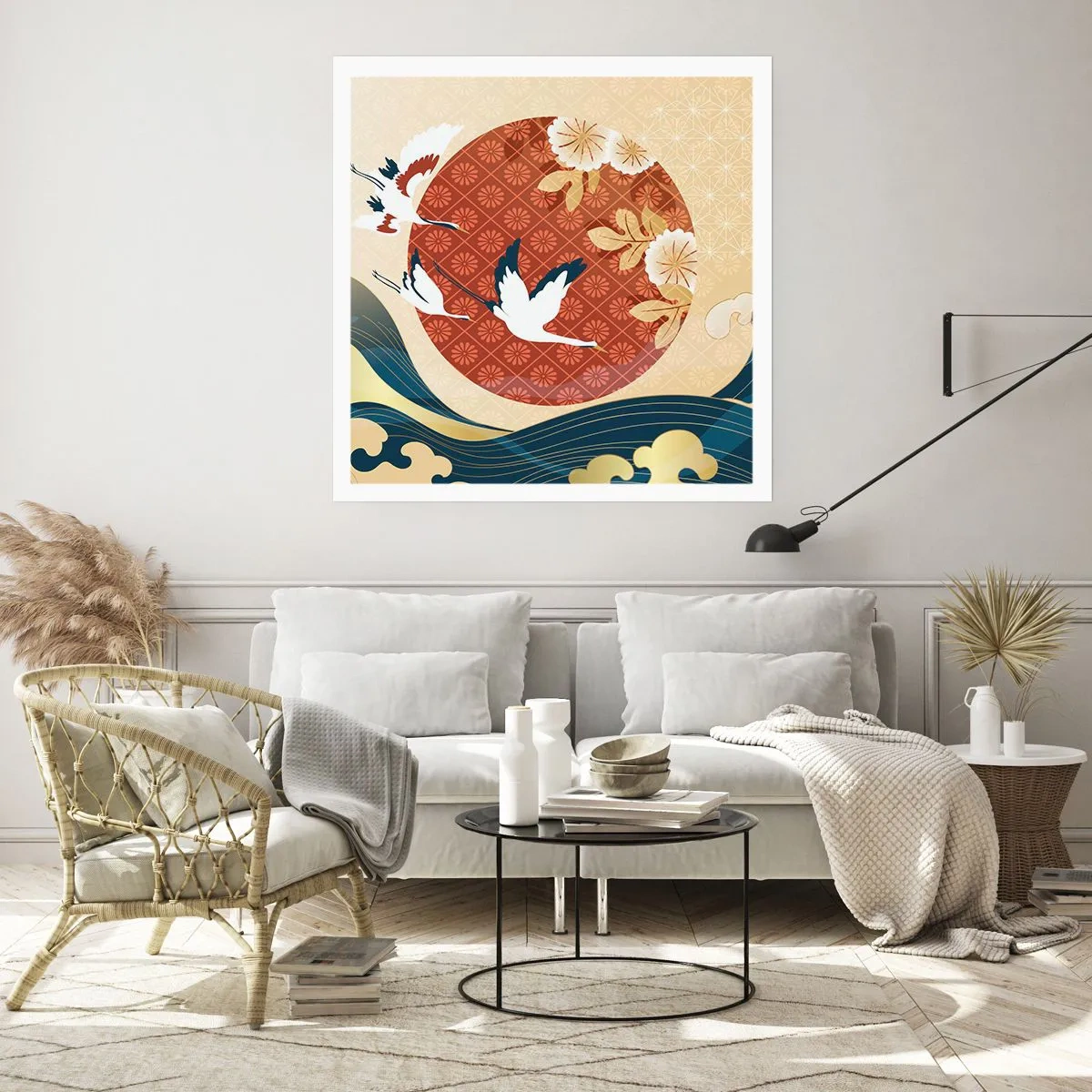 Pôster - Conto de fadas japonês - 40x40 cm