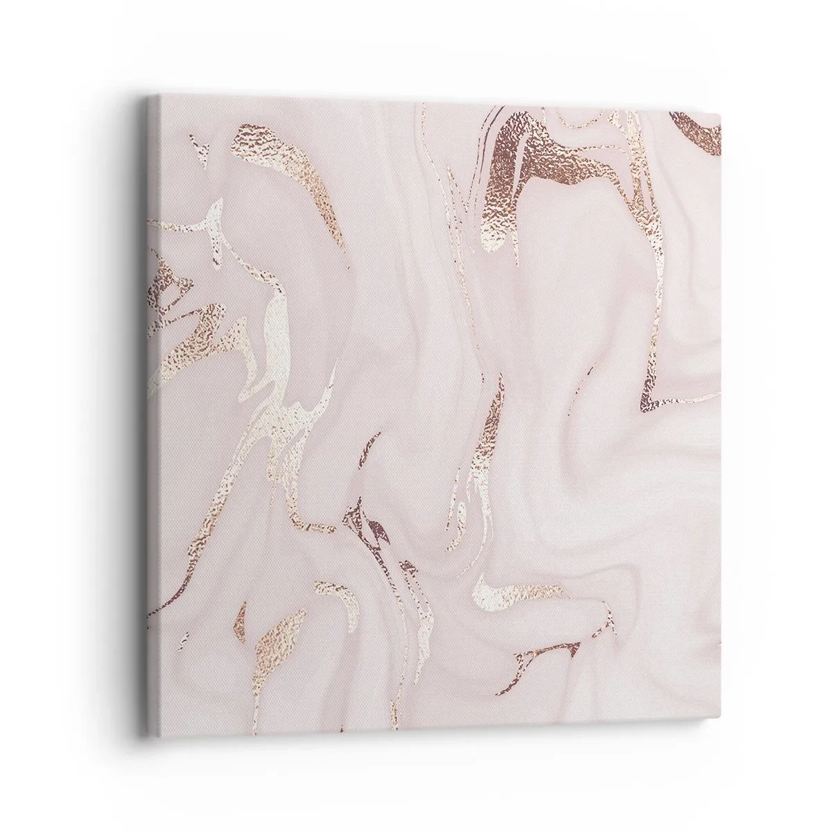 Quadro em tela - Num lenço cor-de-rosa - 30x30 cm