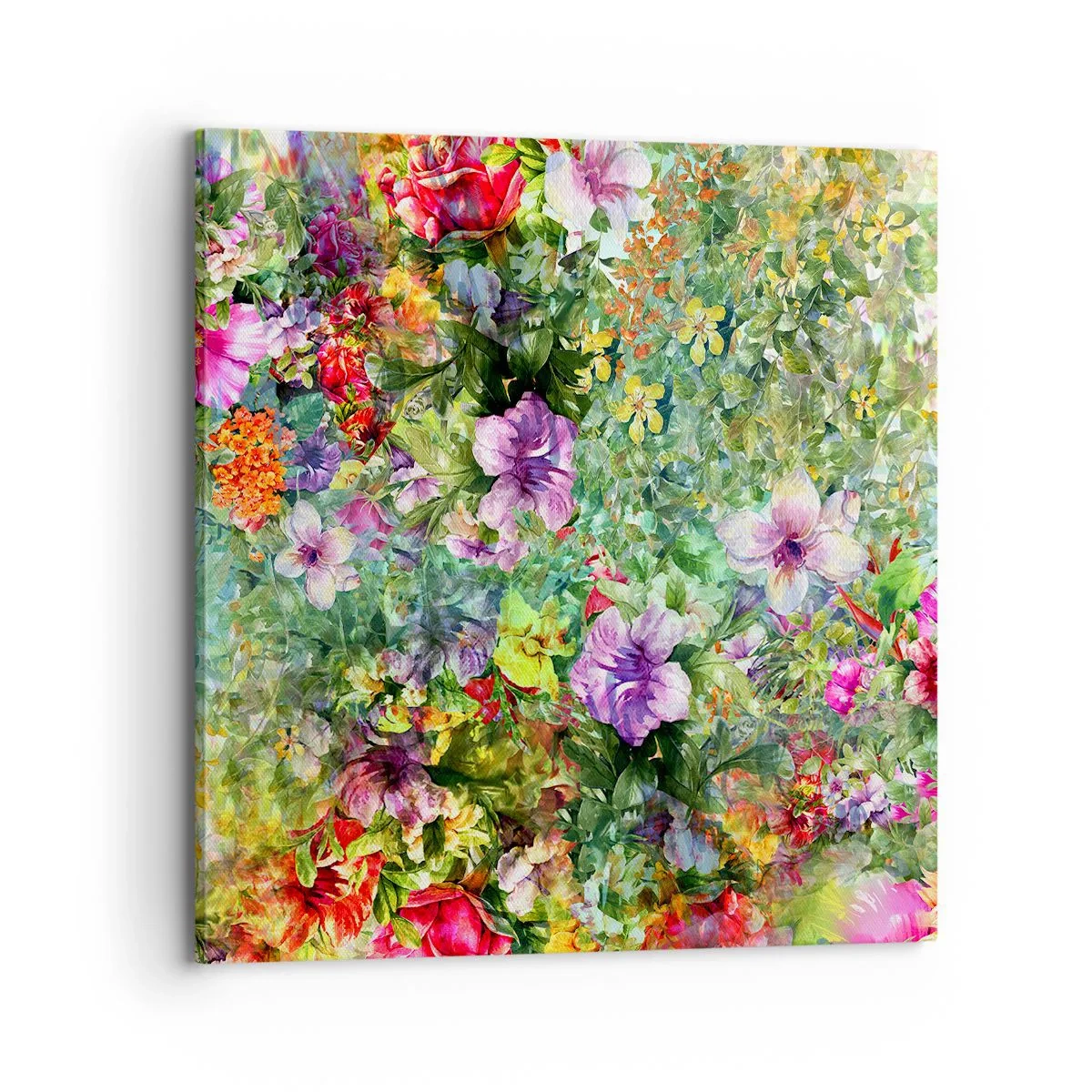 Quadro em tela - Nas flores para a perdição - 70x70 cm