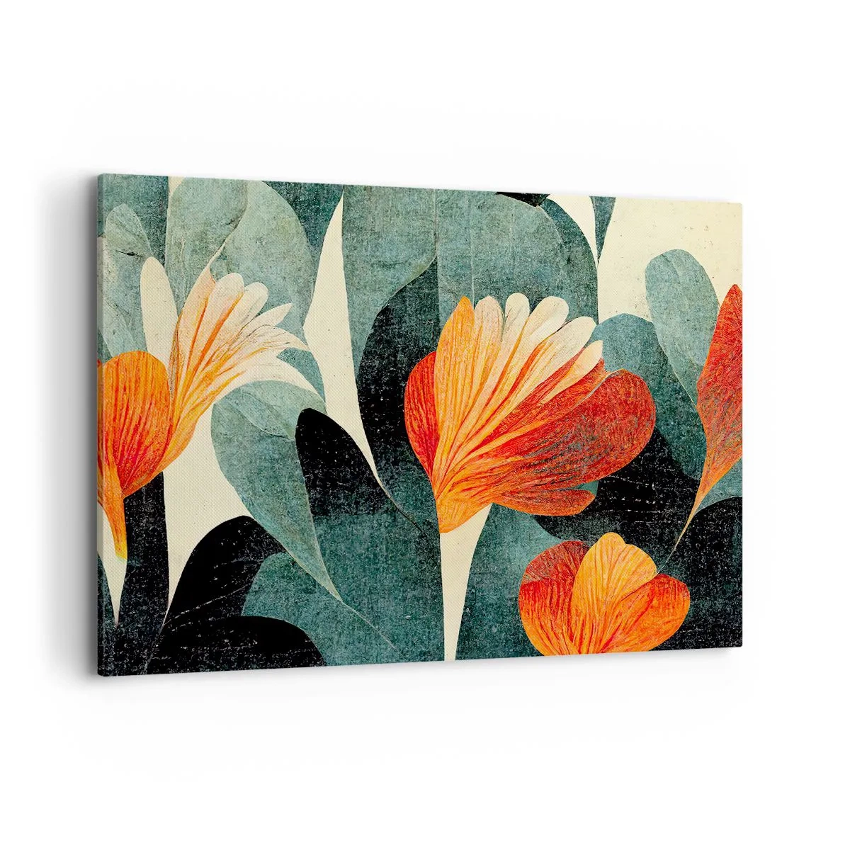 Quadro em tela - O calor dos trópicos e o frescor da vegetação - 120x80 cm