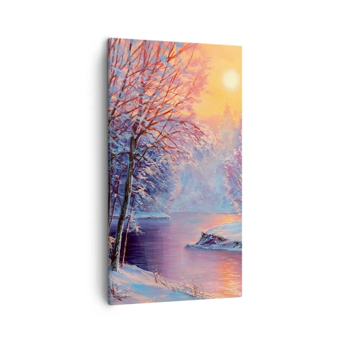 Quadro em tela - Cores do inverno - 45x80 cm