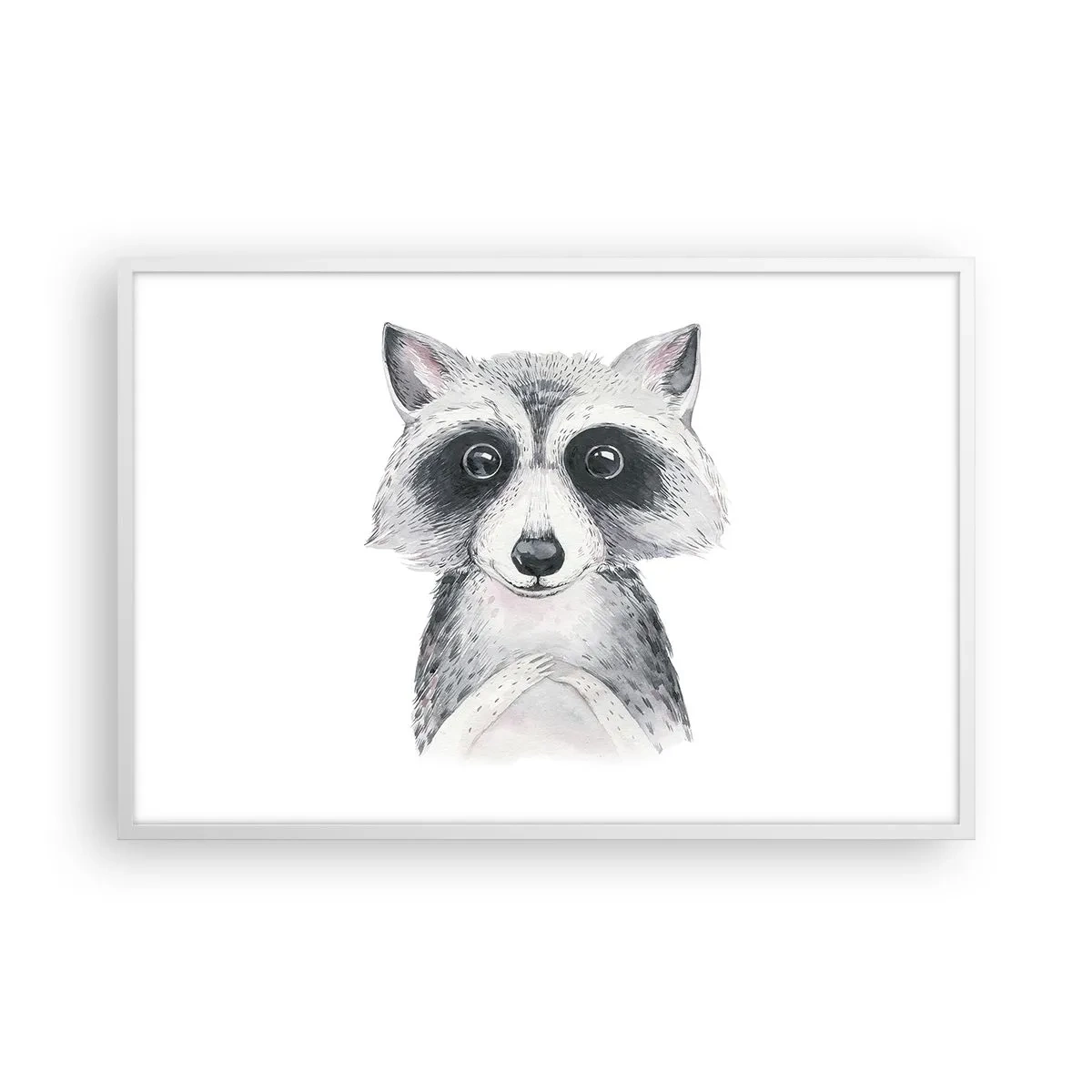 Pôster em moldura branca - Um momento de emoção - 91x61 cm