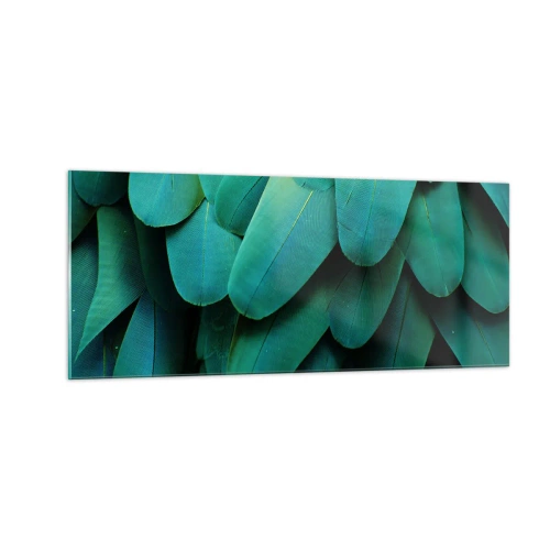 Quadro em vidro - Precisão de papagaio - 100x40 cm