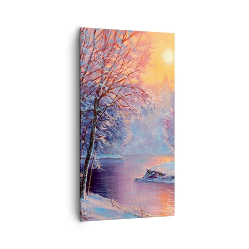 Quadro em tela - Cores do inverno - 55x100 cm