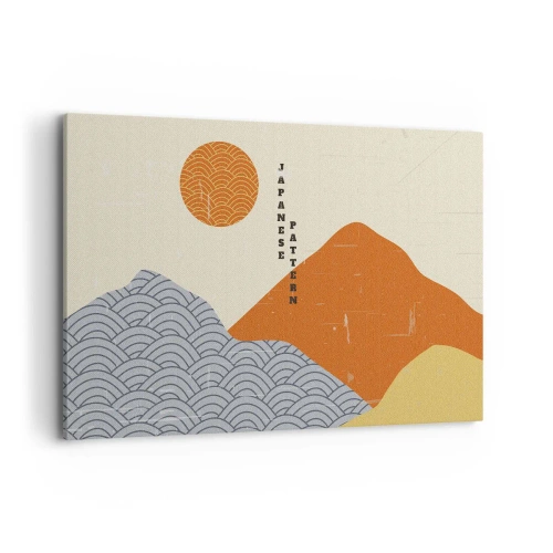 Quadro em tela - No espírito japonês - 120x80 cm