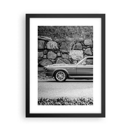 Pôster com moldura preta - Lenda dos anos 60 - 30x40 cm