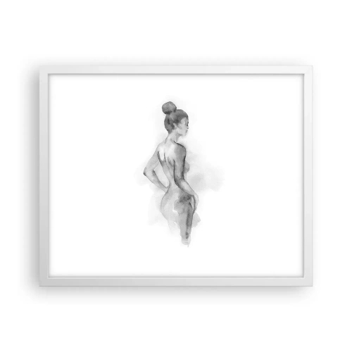 Pôster em moldura branca - Linda como uma pintura - 50x40 cm