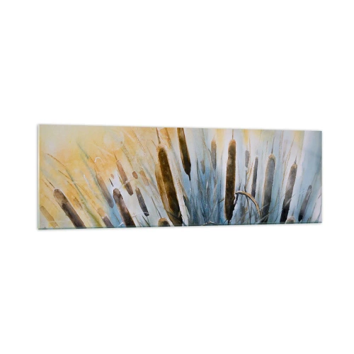 Quadro em vidro - O frio da água, o calor do sol - 160x50 cm