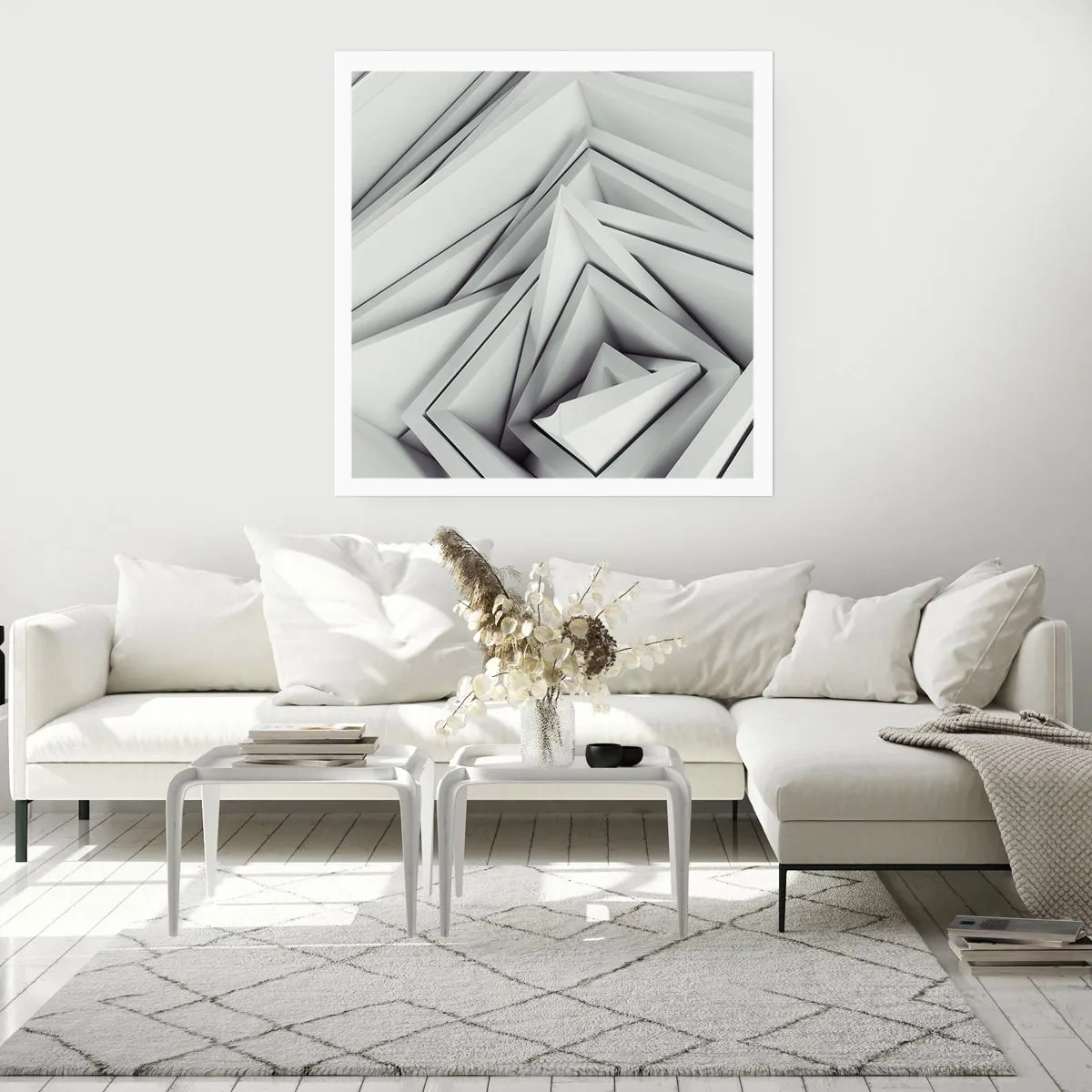 Pôster - Cantos vivos - 50x50 cm