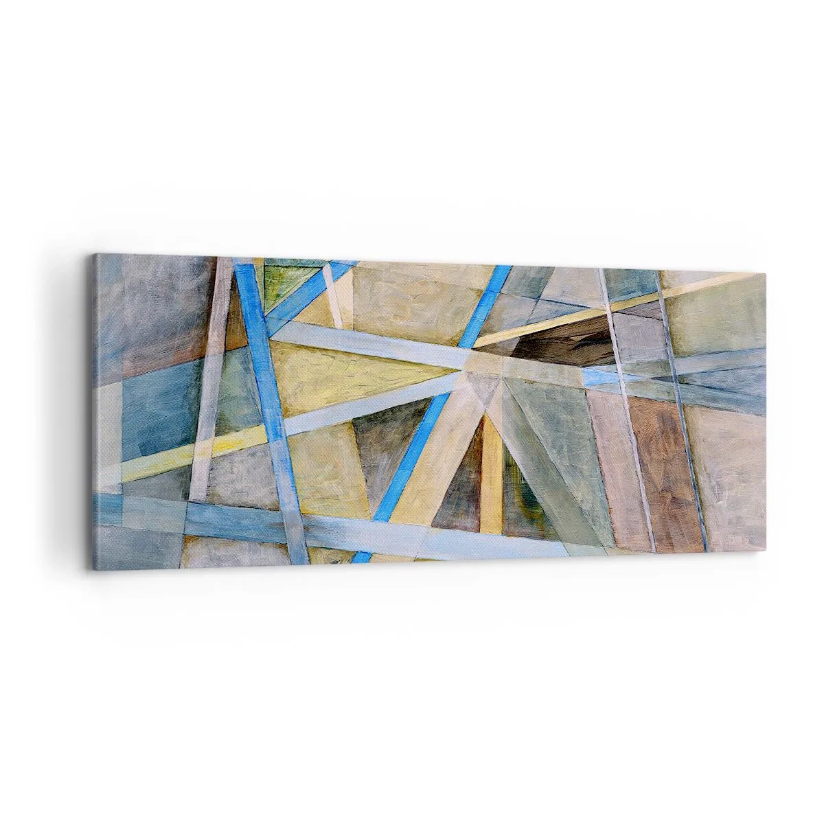 Quadro em tela - Em linha reta ou na diagonal? - 100x40 cm