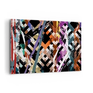 Quadro em tela - Ao quadrado - 120x80 cm