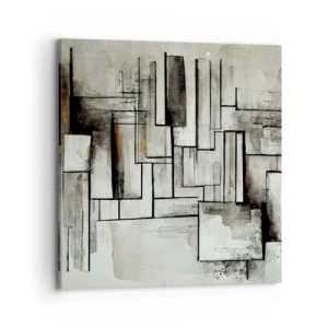 Quadro em tela - O poder da simplicidade - 70x70 cm