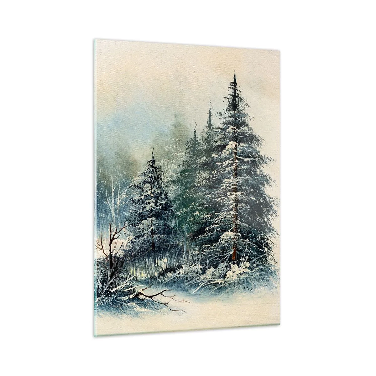 Quadro em vidro - Prontas para o Natal - 50x70 cm