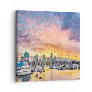 Quadro em tela - Cidade de mil marinheiros - 30x30 cm