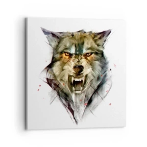 Quadro em tela - Nem um passo! - 70x70 cm