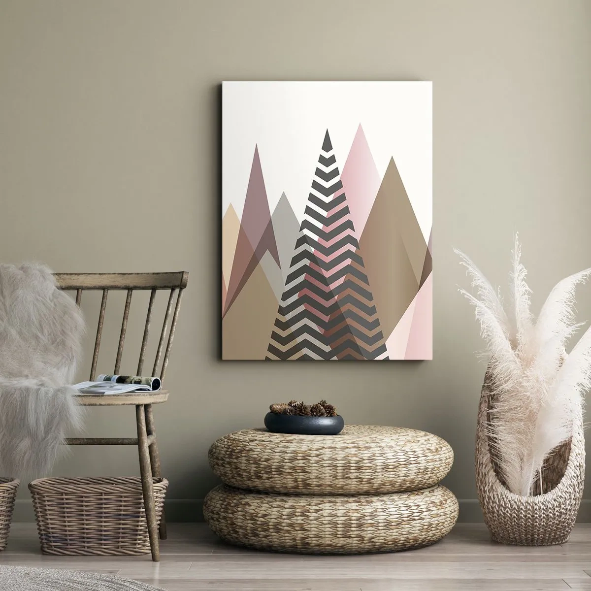 Quadro em tela - Vista piramidal - 70x100 cm