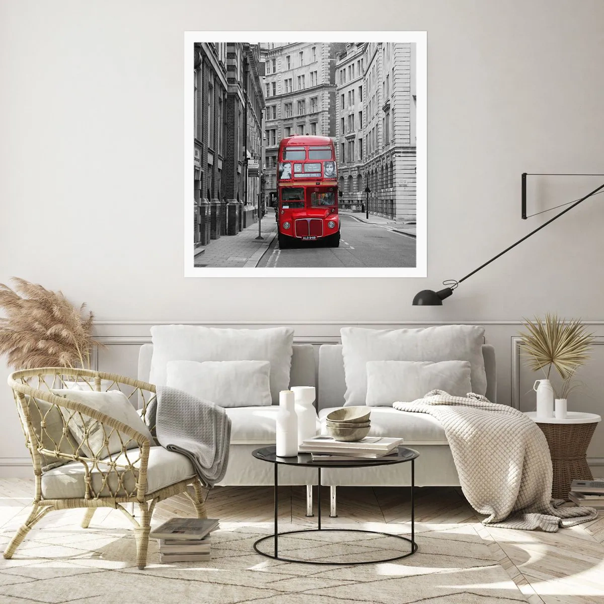 Pôster - A vida quotidiana não deve ser cinzenta - 40x40 cm