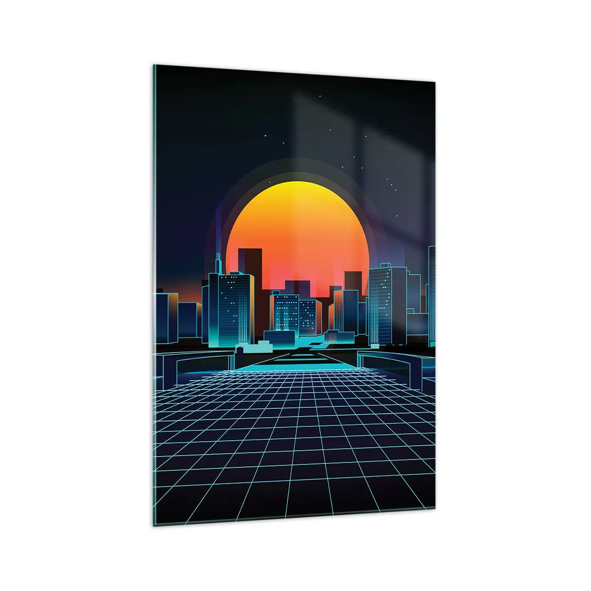 Quadro em vidro - Ainda quer ir para o mundo real? - 70x100 cm