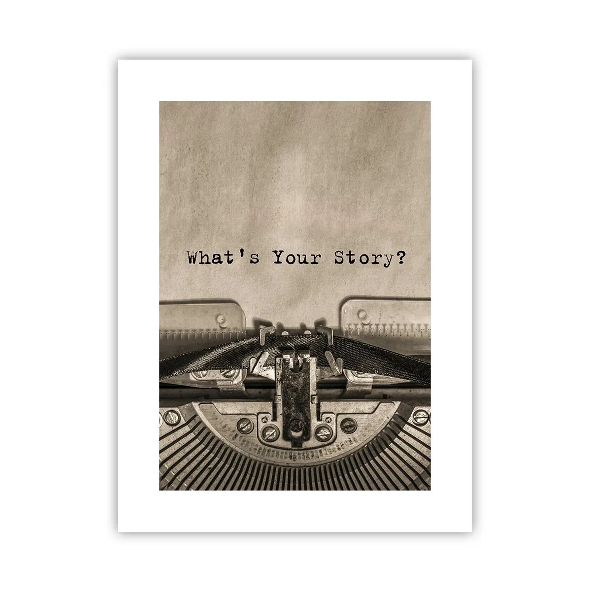 Pôster - Conta-me - 30x40 cm