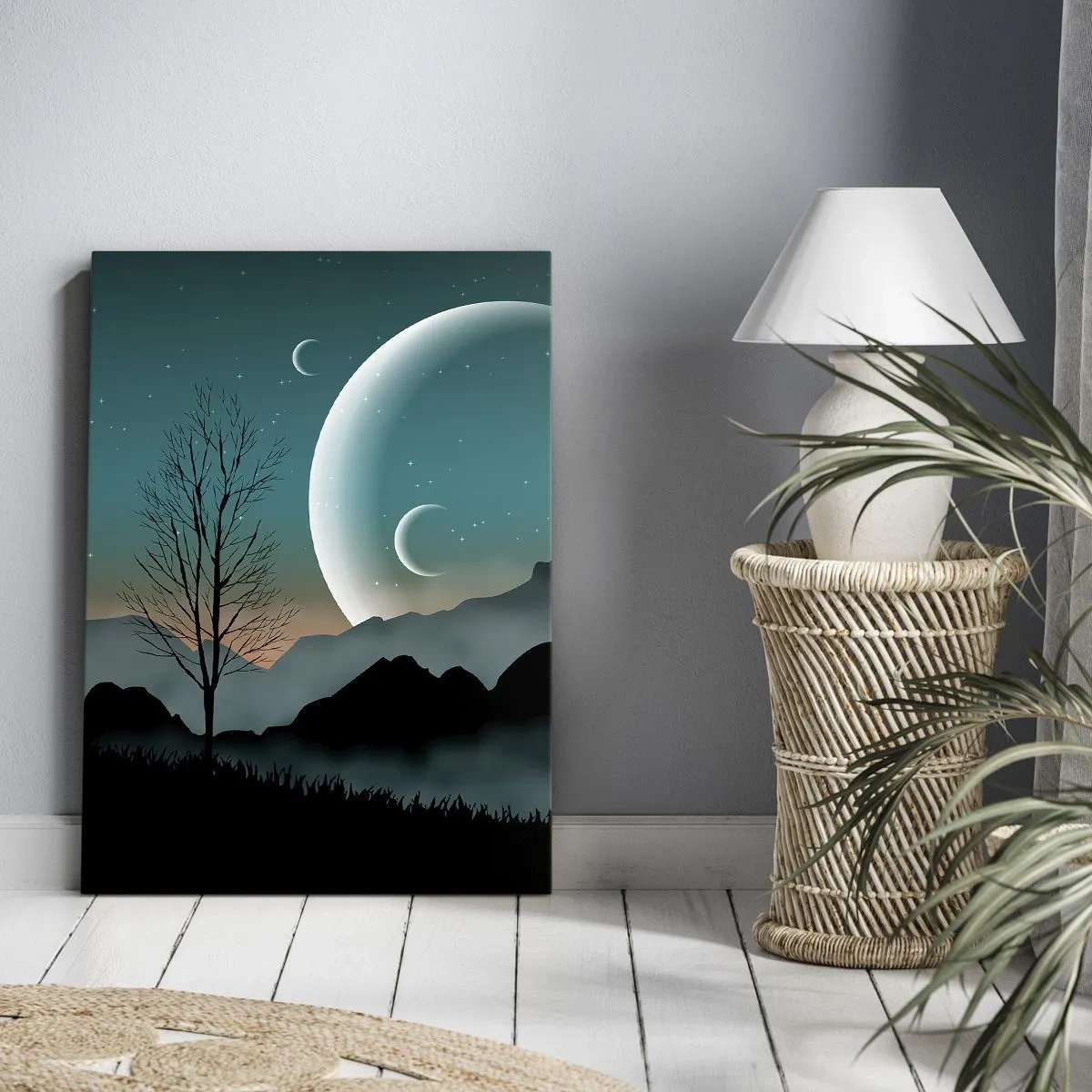Quadro em tela - Carnaval de uma noite estrelada - 50x70 cm