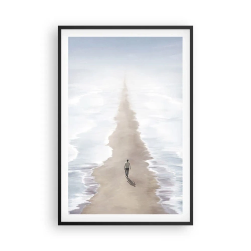 Pôster com moldura preta - Um futuro brilhante - 61x91 cm