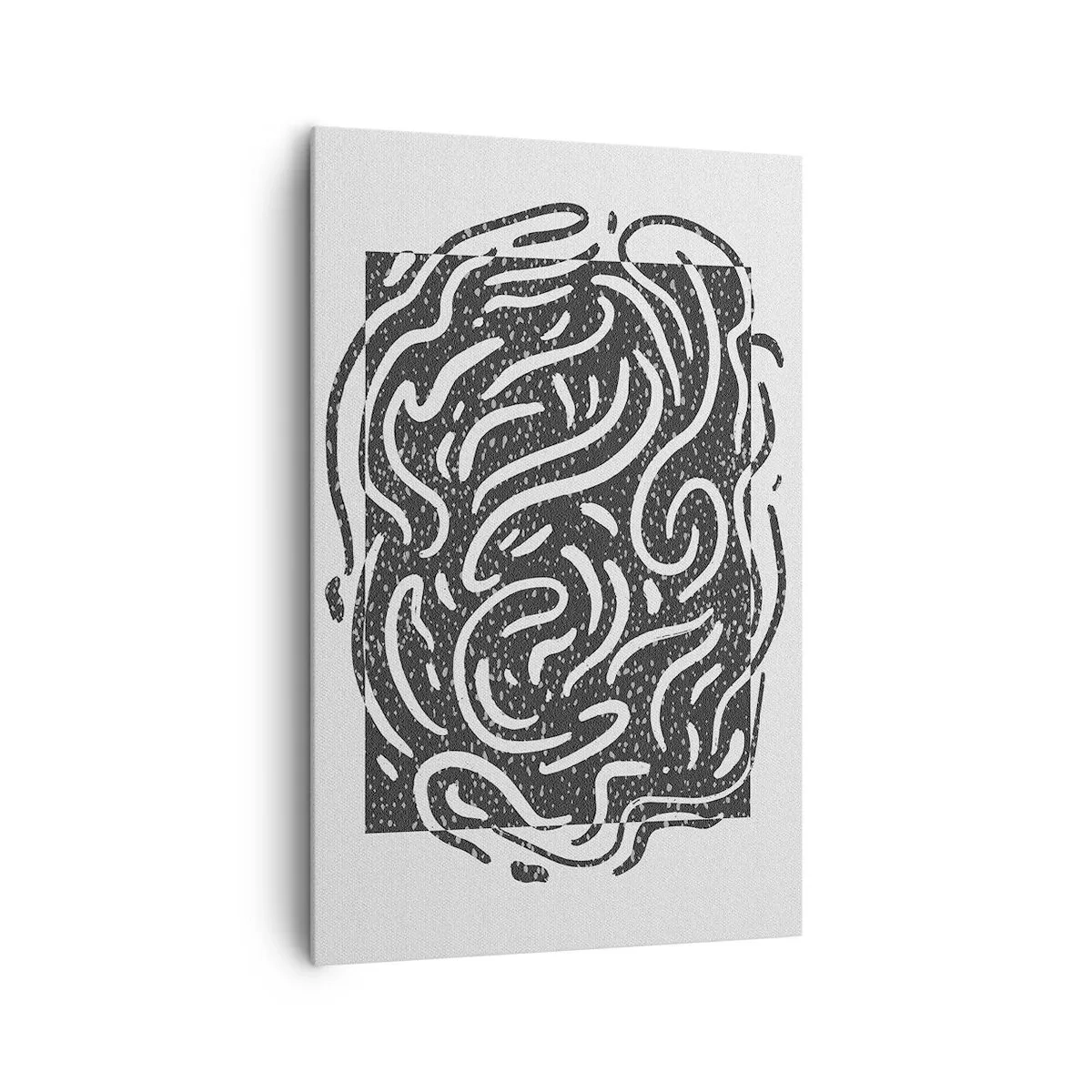 Quadro em tela - Resumo: dança da alegria - 80x120 cm