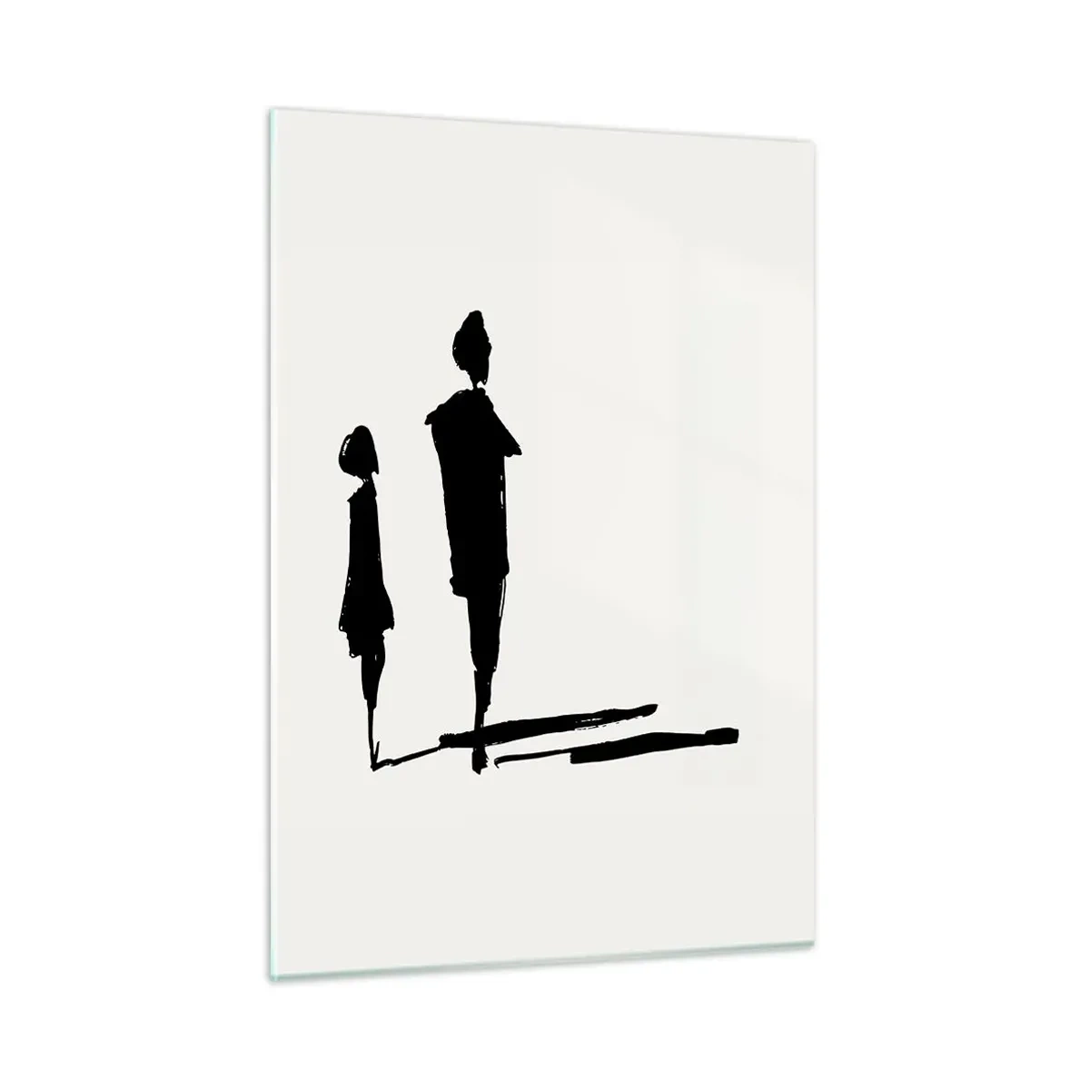 Quadro em vidro - Certeza que juntos? - 50x70 cm