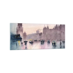 Quadro em vidro - Na névoa chuvosa - 120x50 cm