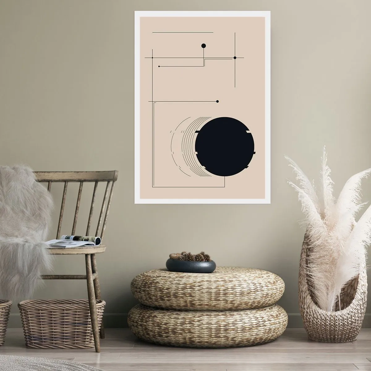 Pôster - Composição flexível e dinâmica - 50x70 cm