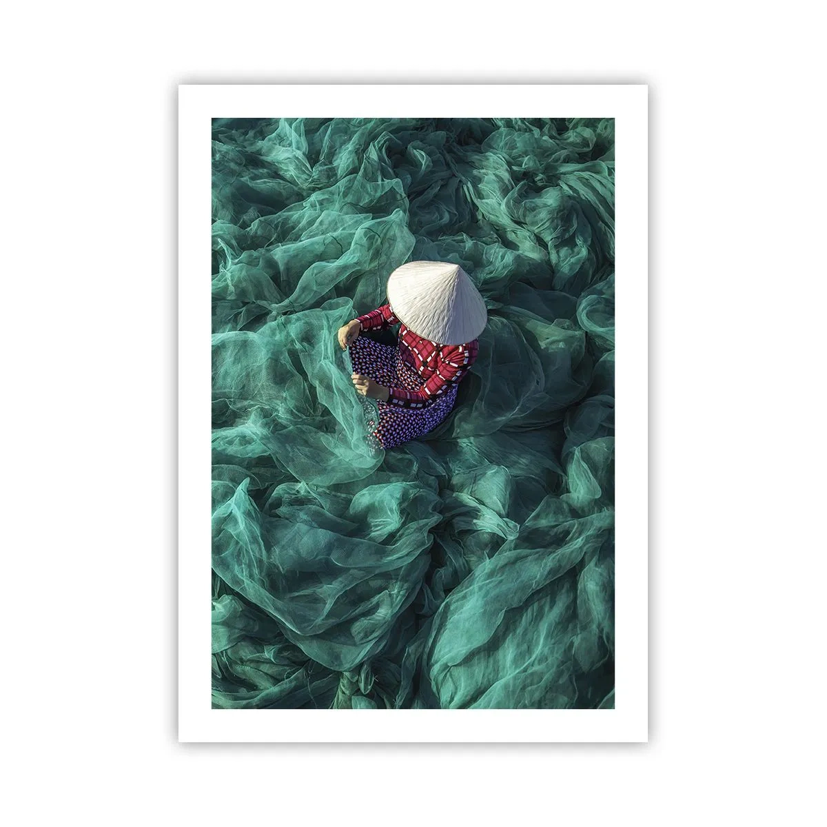 Pôster - Num mar de redes - 50x70 cm
