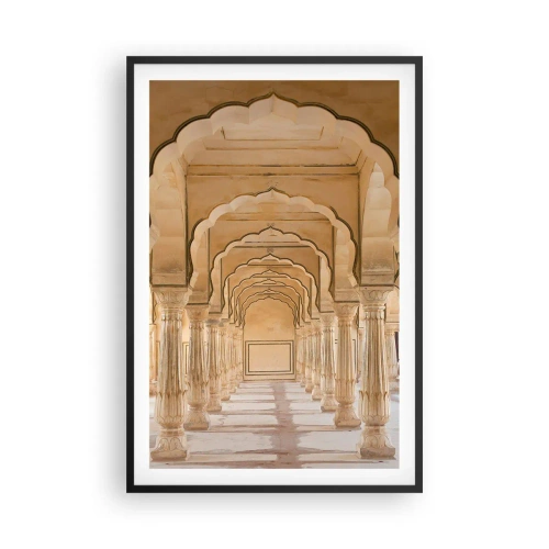 Pôster com moldura preta - No palácio do marajá - 61x91 cm