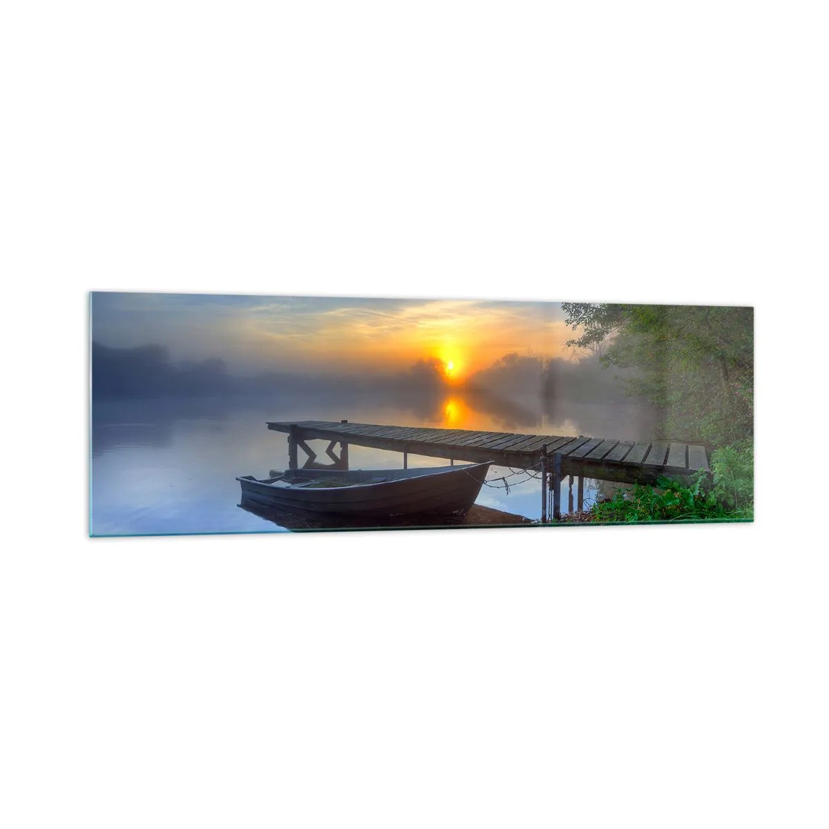 Quadro em vidro - Como o comum se transforma em mágico - 160x50 cm