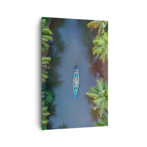 Quadro em tela - Em uma trilha tropical - 80x120 cm