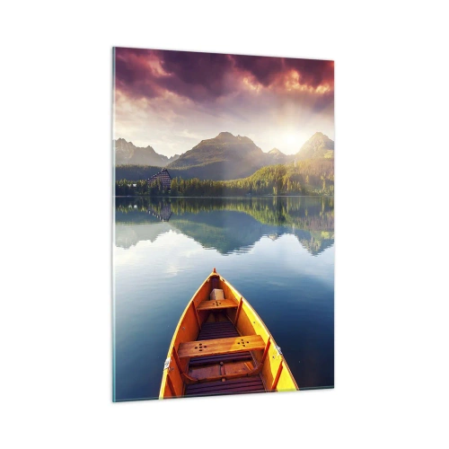 Quadro em vidro - Nada contra a natureza - 50x70 cm