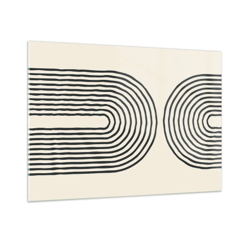 Quadro em vidro - Em um momento... - 100x70 cm