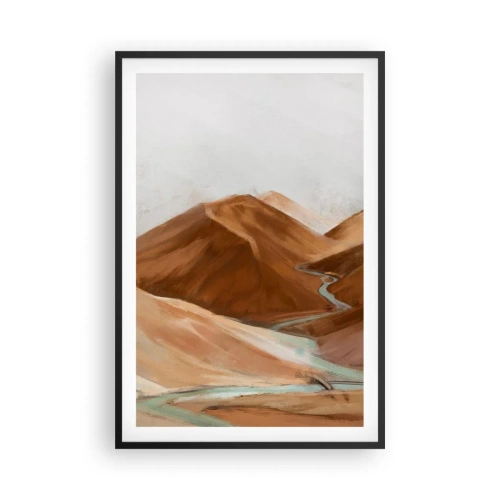 Pôster com moldura preta - Para a fonte - 61x91 cm