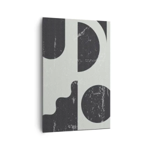 Quadro em tela - Composição acima e abaixo - 80x120 cm