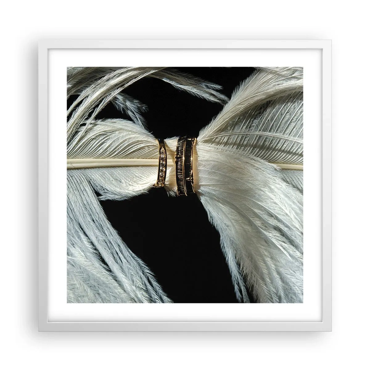 Pôster em moldura branca - ...todos os dias da nossa vida... - 50x50 cm