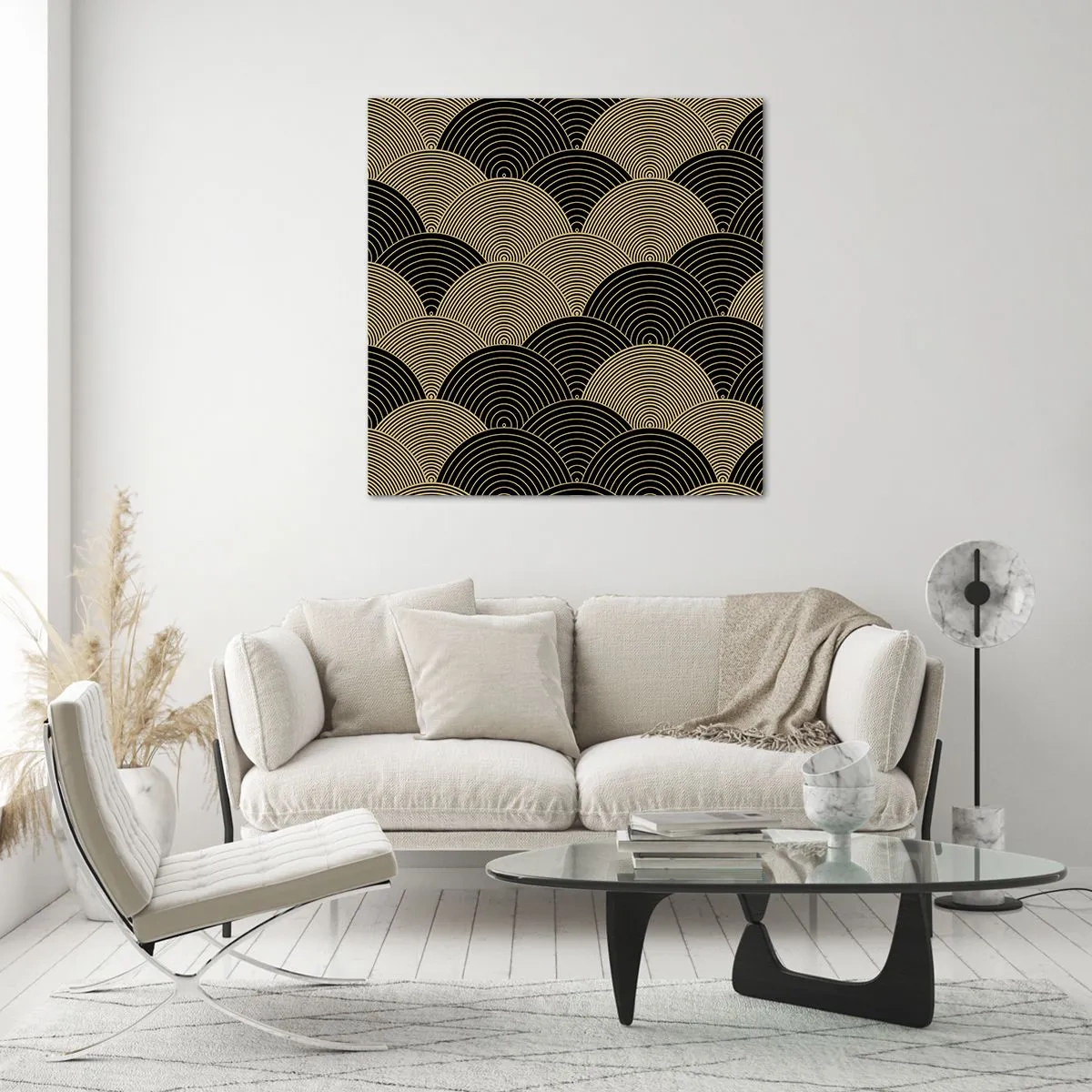 Quadro em vidro - Unidade na multiplicidade - 50x50 cm