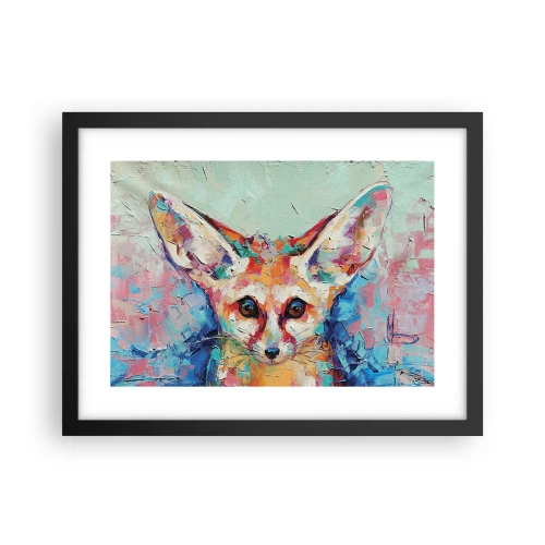 Pôster com moldura preta - Estão prontos para mim? - 40x30 cm