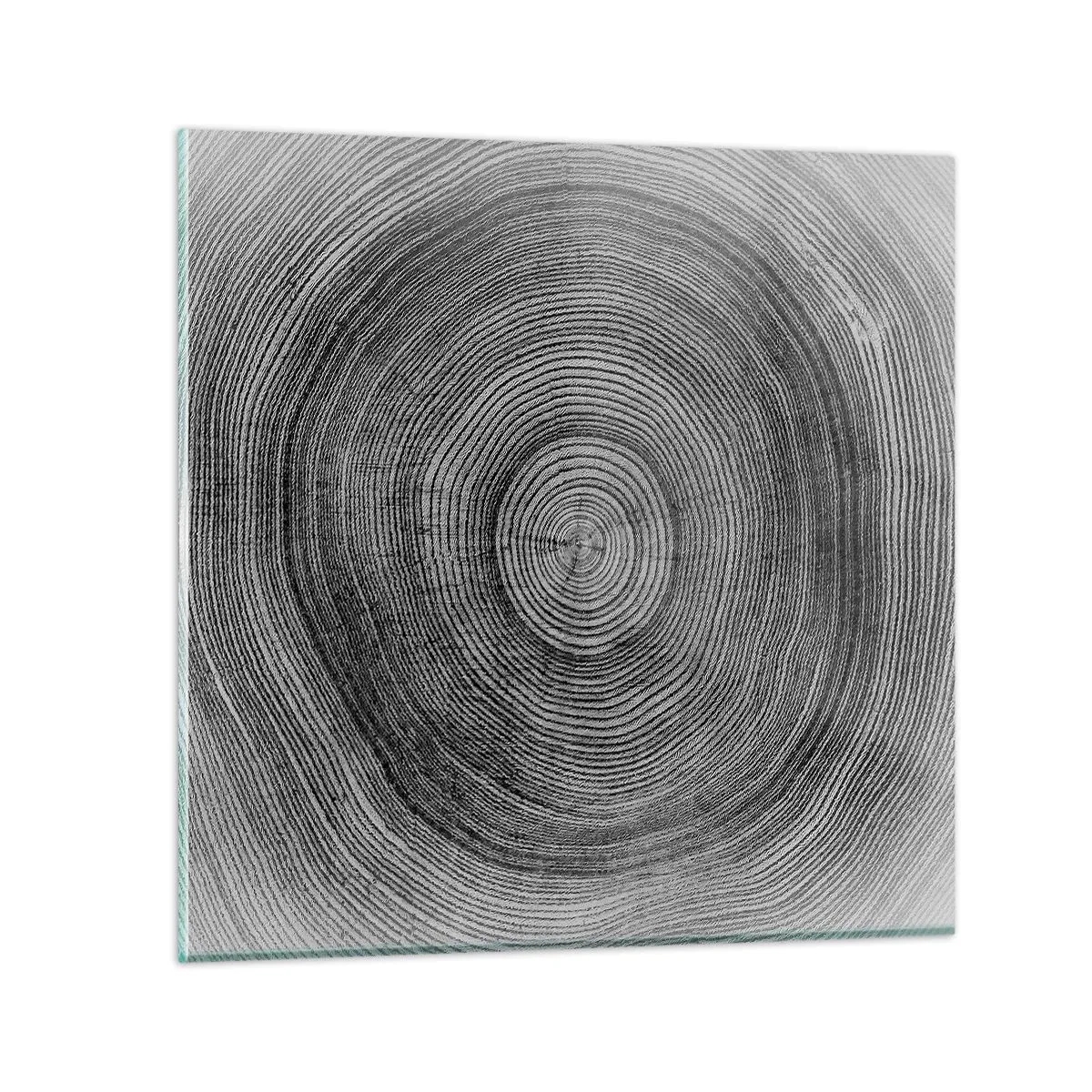 Quadro em vidro - Sinal dos tempos - 50x50 cm