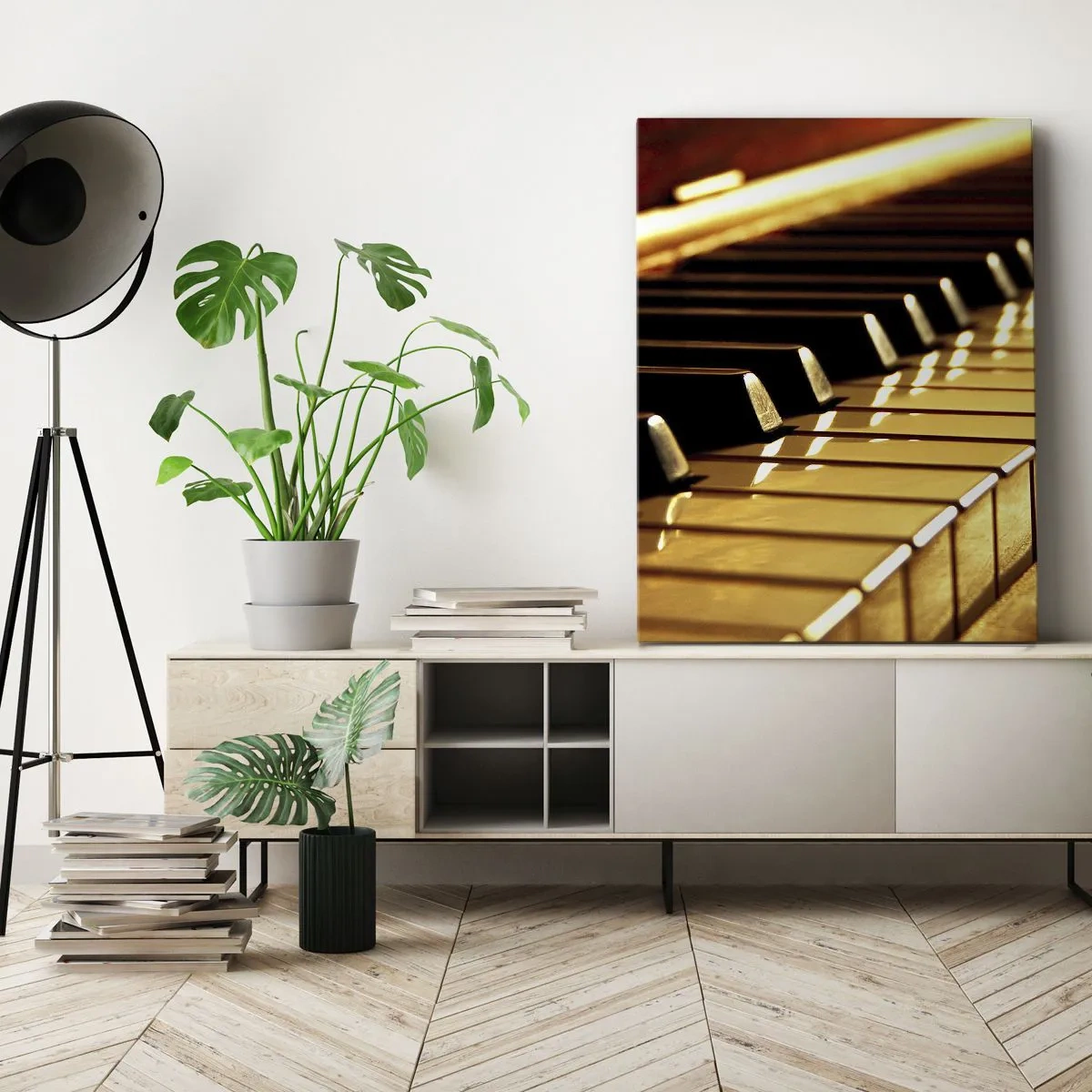 Quadro em tela - Infinitas possibilidades - 55x100 cm