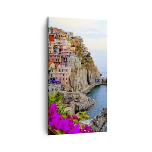 Quadro em tela - A cidade que sorri - 45x80 cm